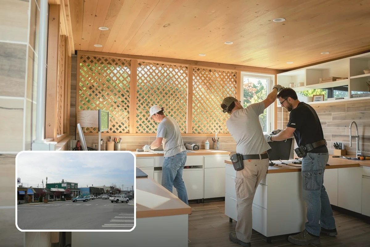 Appliance Garage Construction in Stanwood, Snohomish County, WA - Clutter-free countertops with appliances still accessible