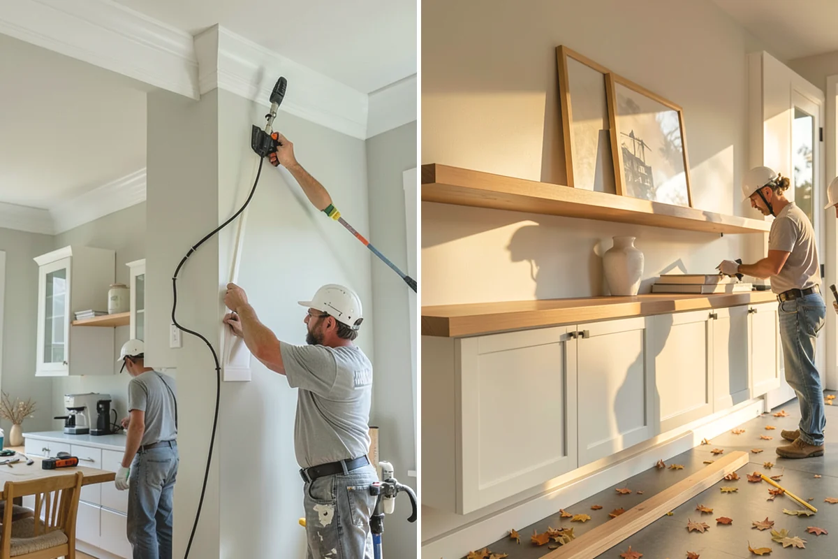 Appliance Garage Construction in Steilacoom, Pierce County, WA - Identify appliances and measure counter space