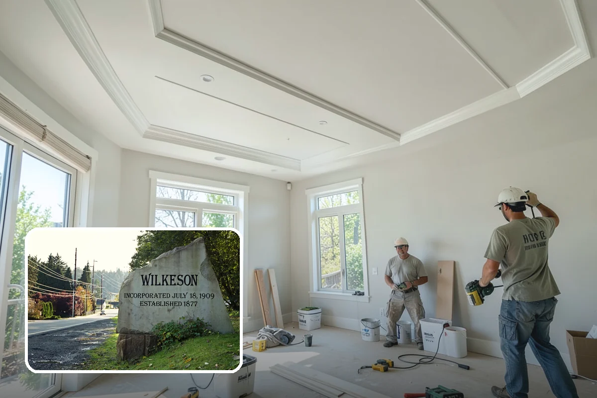 Appliance Garage Construction in Wilkeson, Pierce County, WA - Clutter-free countertops with appliances still accessible