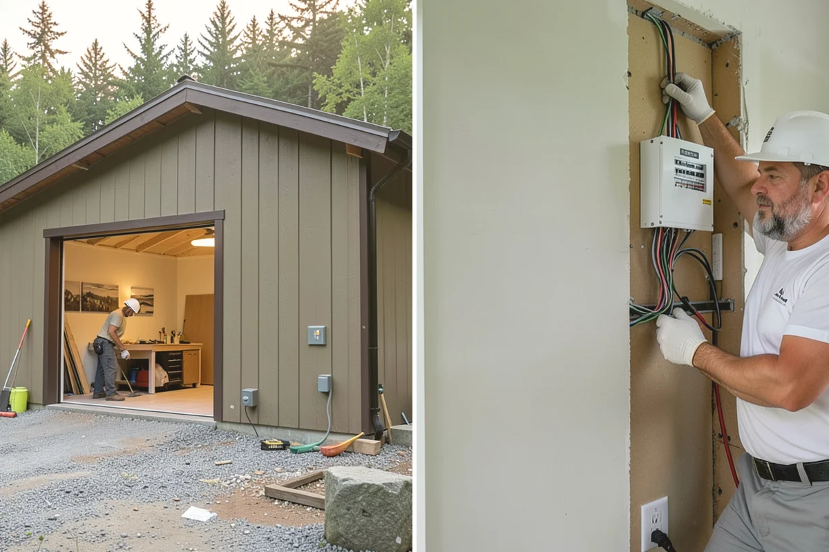 Appliance Garage Construction in Yarrow Point, King County, WA - Identify appliances and measure counter space