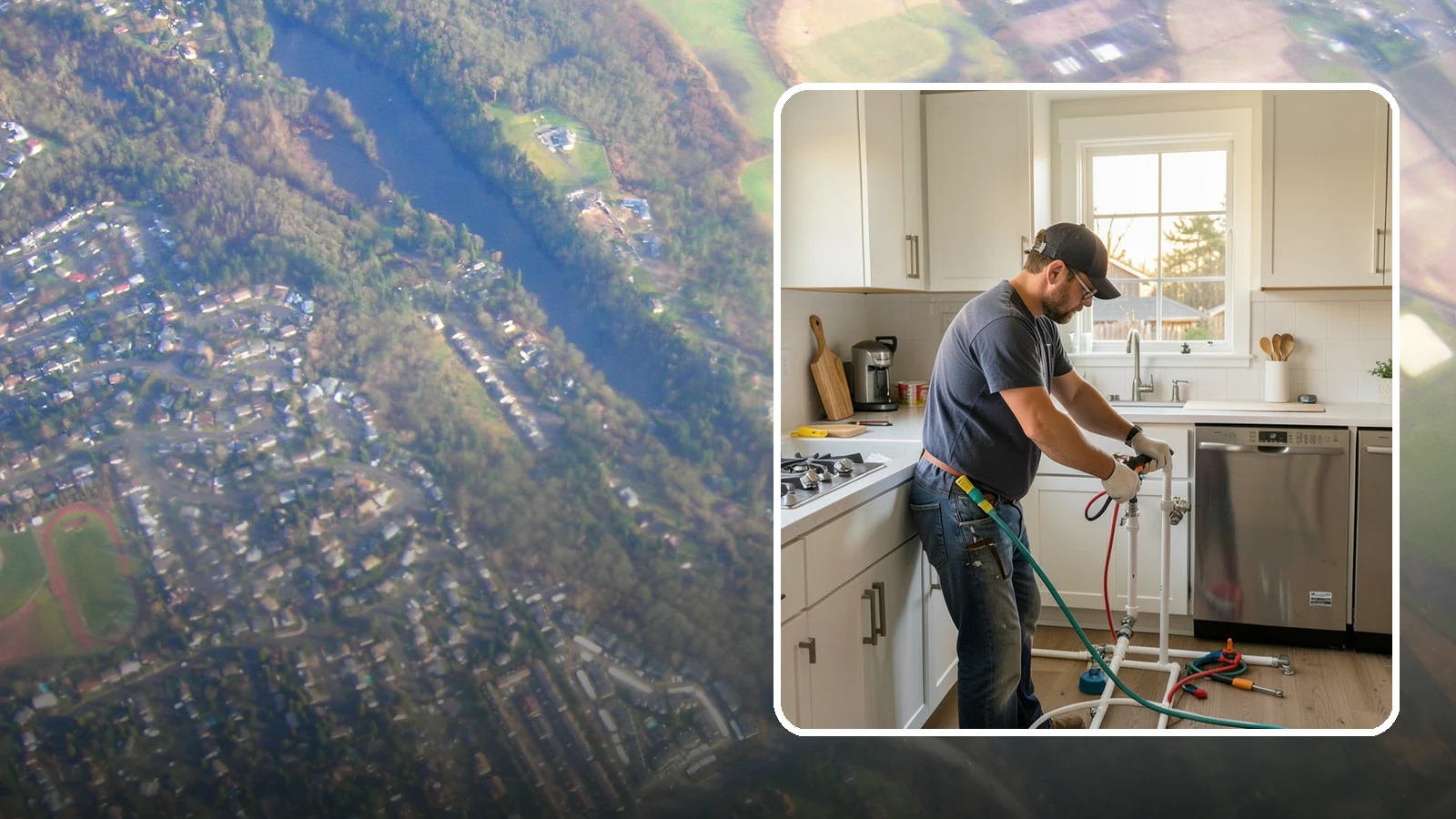 Appliance Installation in Algona, King County, WA - Installing kitchen appliances such as ranges, dishwashers, refrigerators, and microwaves with correct utility connections.