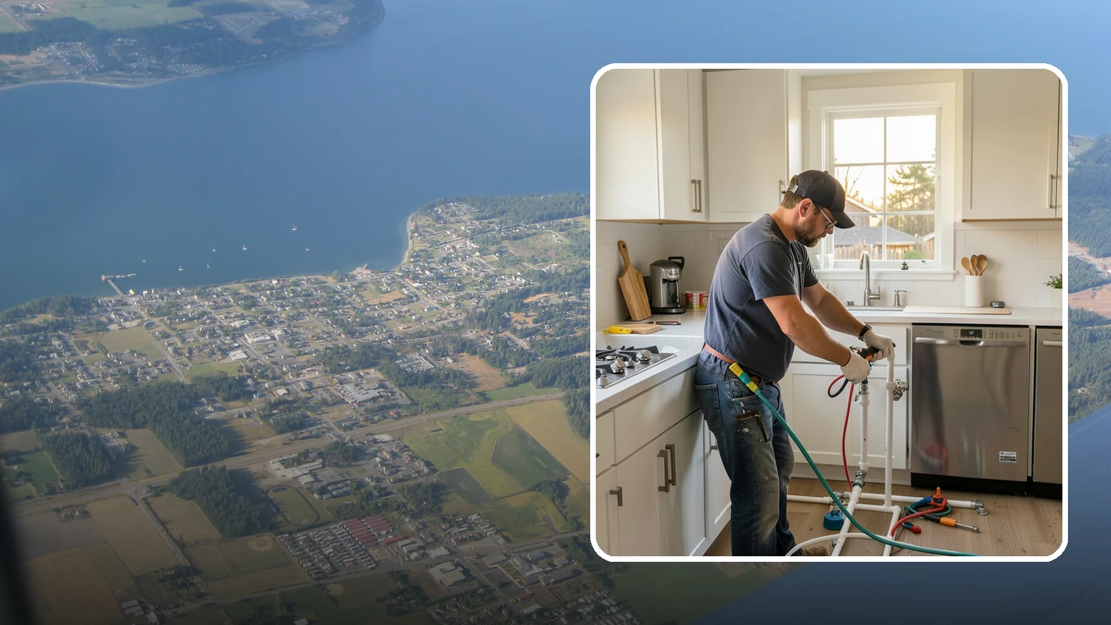 Appliance Installation in Coupeville, Island County, WA - Installing kitchen appliances such as ranges, dishwashers, refrigerators, and microwaves with correct utility connections.