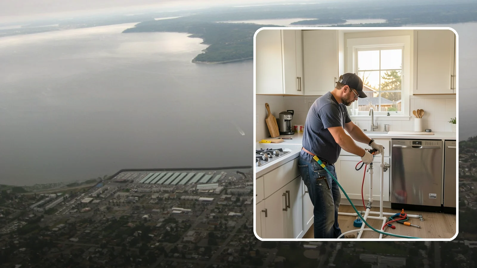 Appliance Installation in Des Moines, King County, WA - Installing kitchen appliances such as ranges, dishwashers, refrigerators, and microwaves with correct utility connections.
