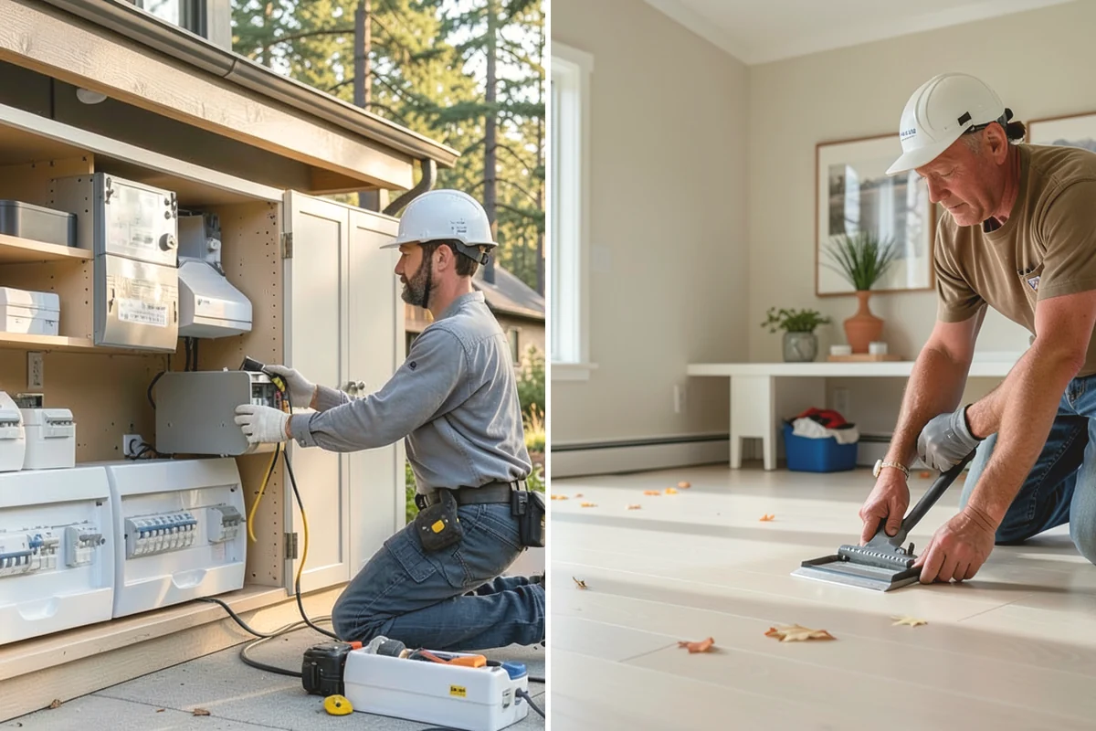 Appliance Installation in Duvall, King County, WA - Confirm rough-ins and utility connections