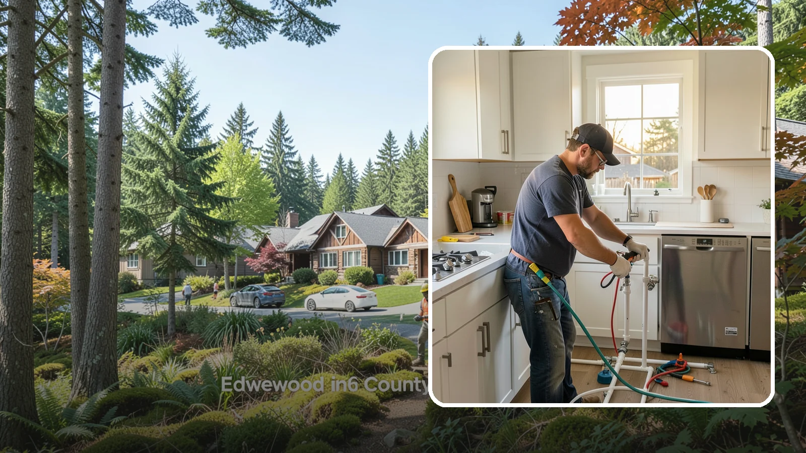 Appliance Installation in Edgewood, Pierce County, WA - Installing kitchen appliances such as ranges, dishwashers, refrigerators, and microwaves with correct utility connections.