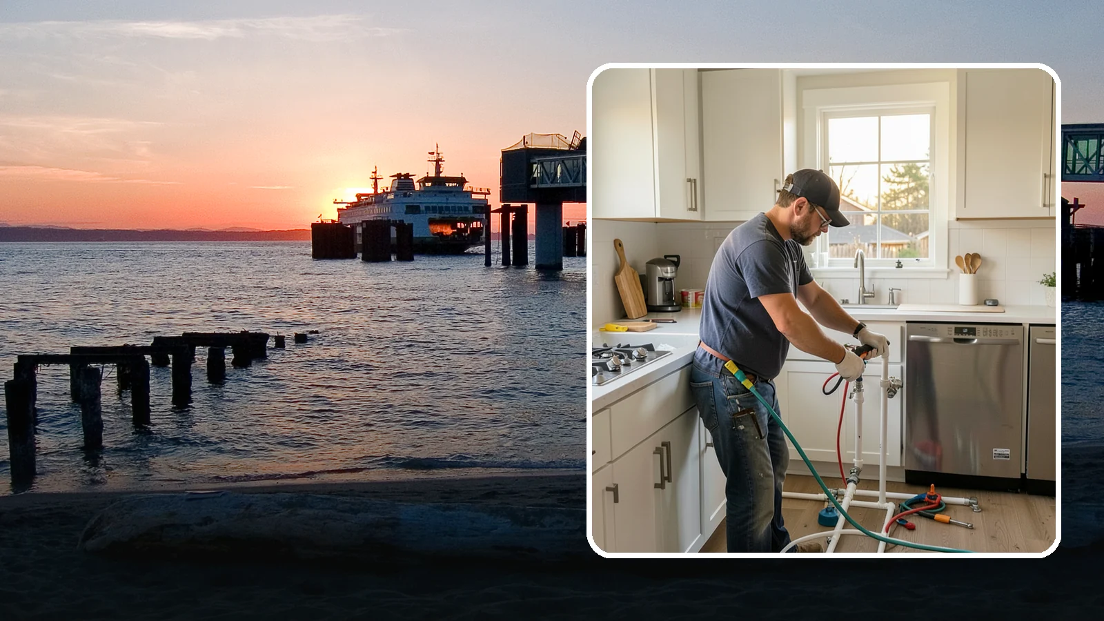 Appliance Installation in Edmonds, Snohomish County, WA - Installing kitchen appliances such as ranges, dishwashers, refrigerators, and microwaves with correct utility connections.