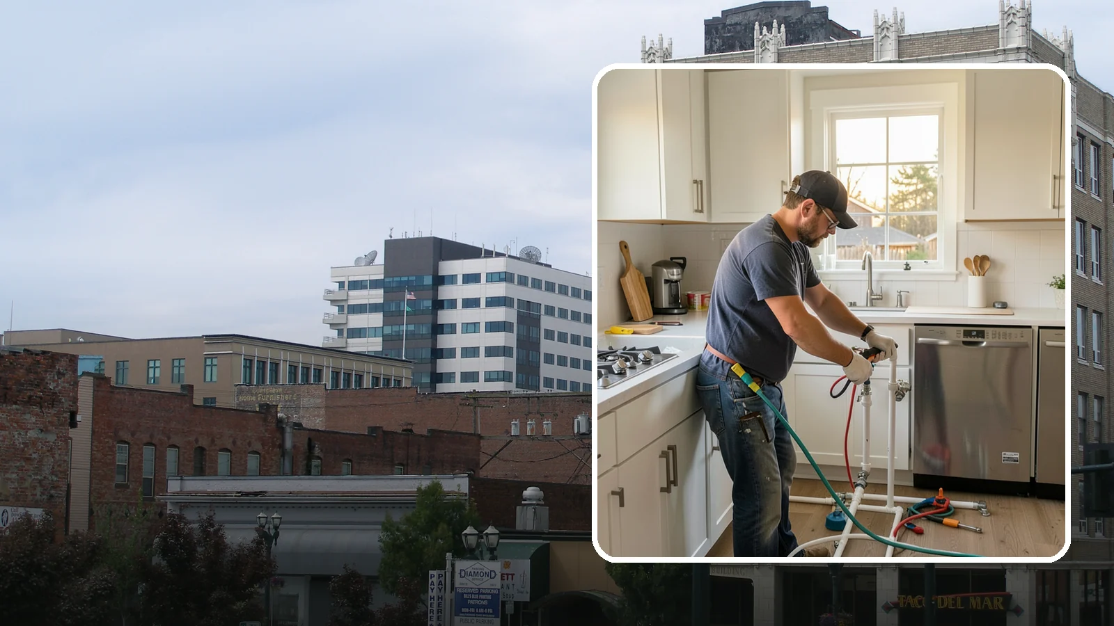 Appliance Installation in Everett, Snohomish County, WA - Installing kitchen appliances such as ranges, dishwashers, refrigerators, and microwaves with correct utility connections.
