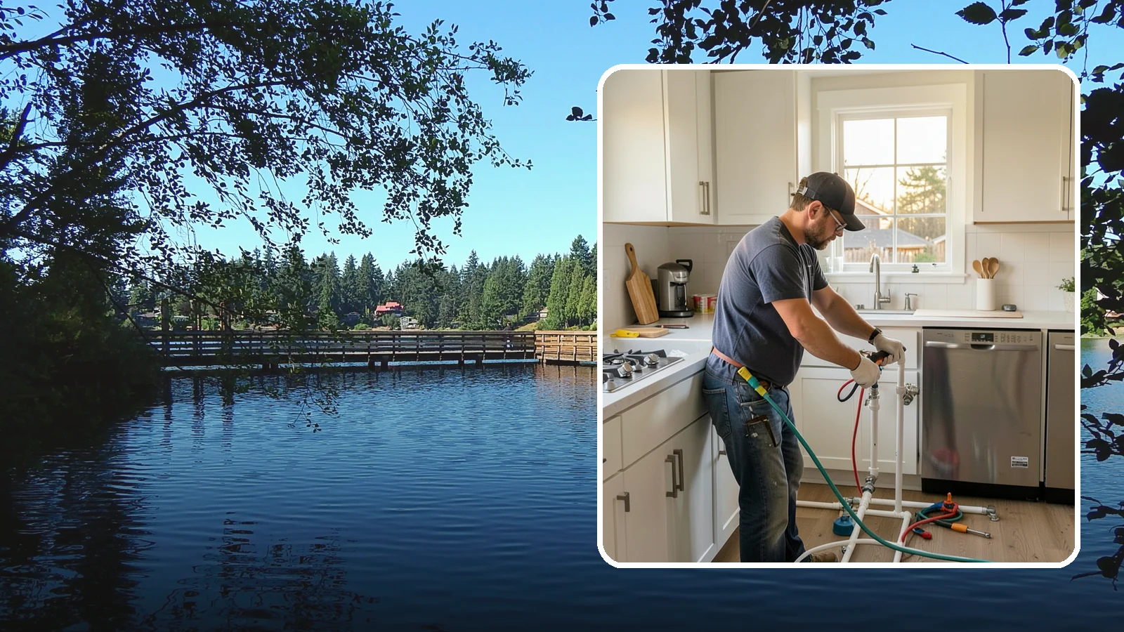 Appliance Installation in Federal Way, King County, WA - Installing kitchen appliances such as ranges, dishwashers, refrigerators, and microwaves with correct utility connections.