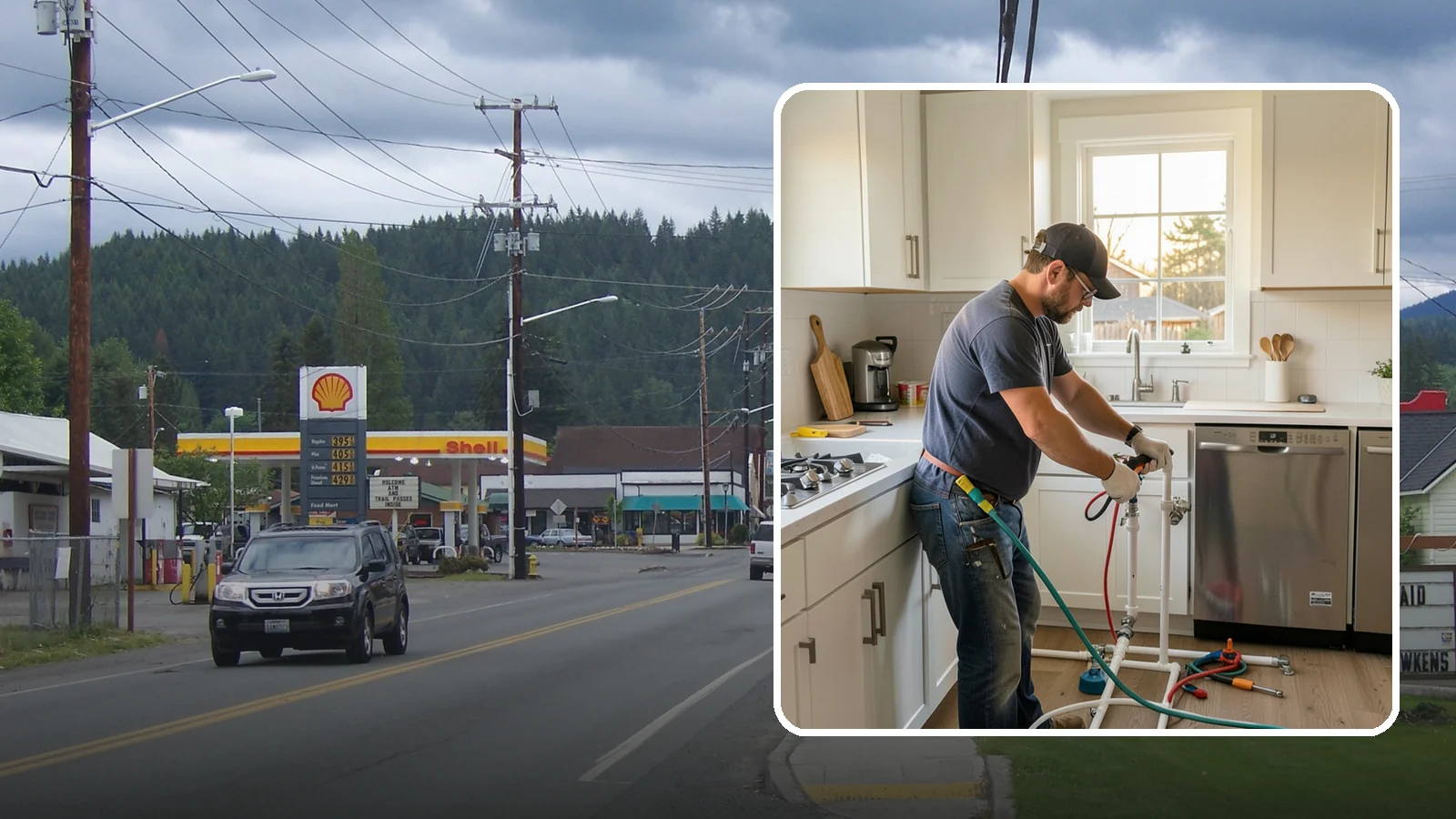 Appliance Installation in Granite Falls, Snohomish County, WA - Installing kitchen appliances such as ranges, dishwashers, refrigerators, and microwaves with correct utility connections.