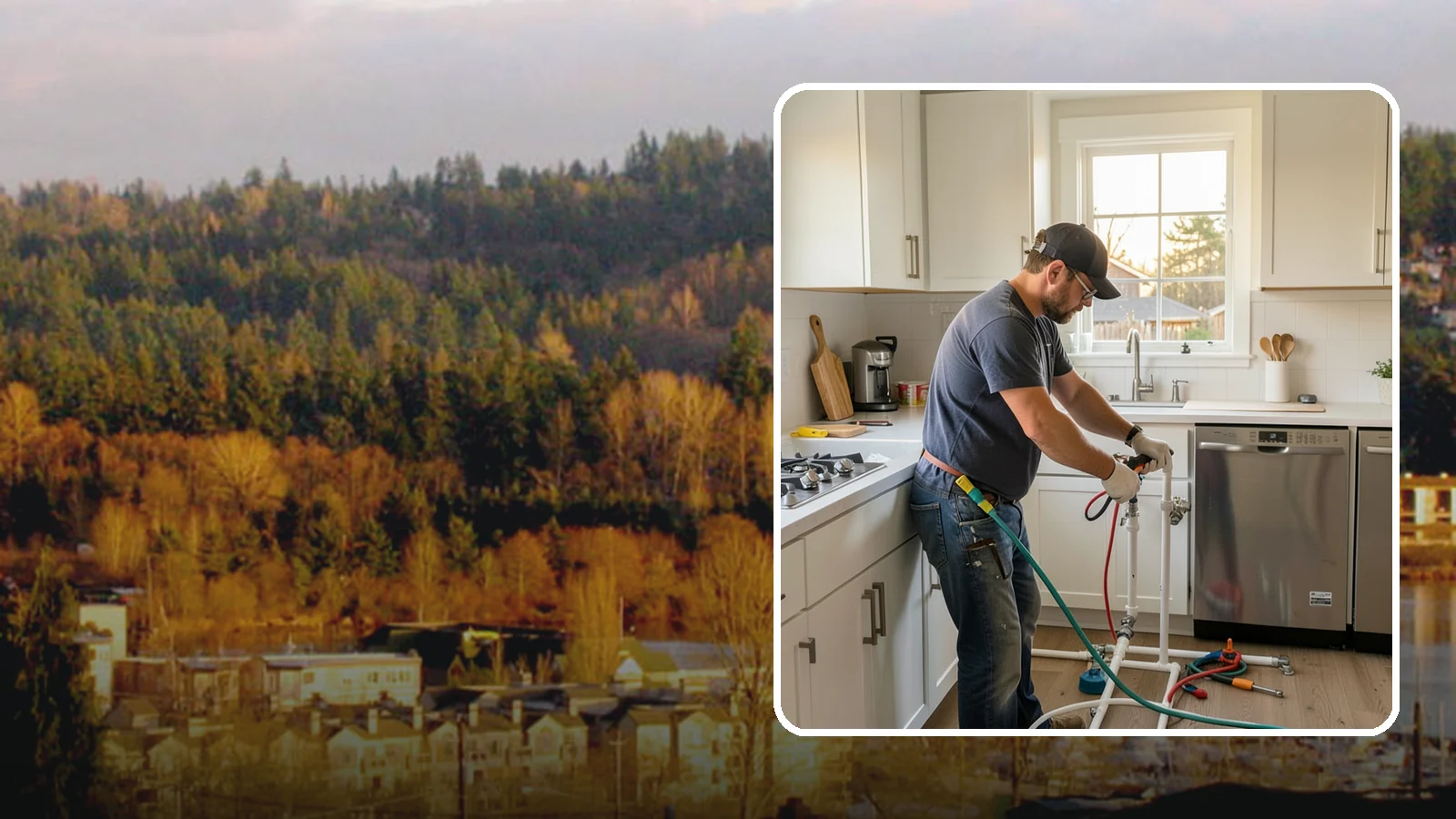 Appliance Installation in Kenmore, King County, WA - Installing kitchen appliances such as ranges, dishwashers, refrigerators, and microwaves with correct utility connections.