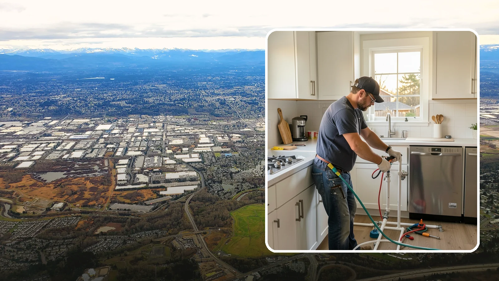 Appliance Installation in Kent, King County, WA - Installing kitchen appliances such as ranges, dishwashers, refrigerators, and microwaves with correct utility connections.