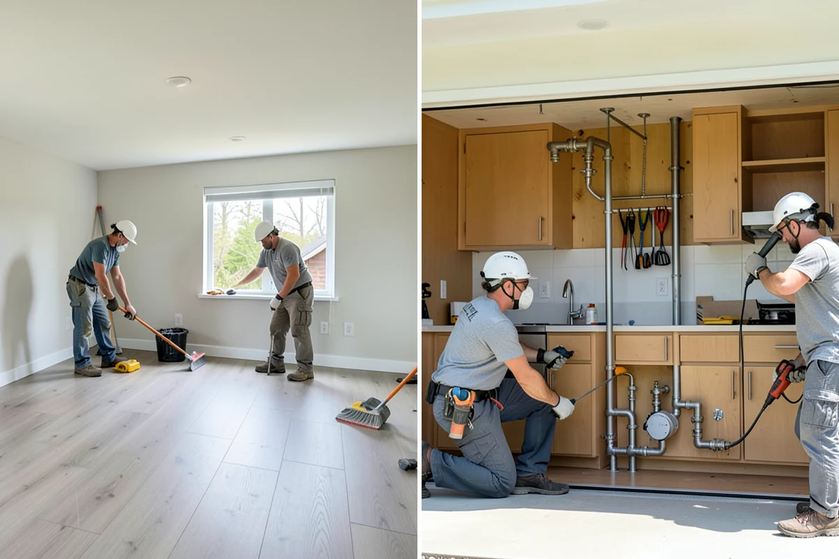 Appliance Installation in Lake Forest Park, King County, WA - Confirm rough-ins and utility connections
