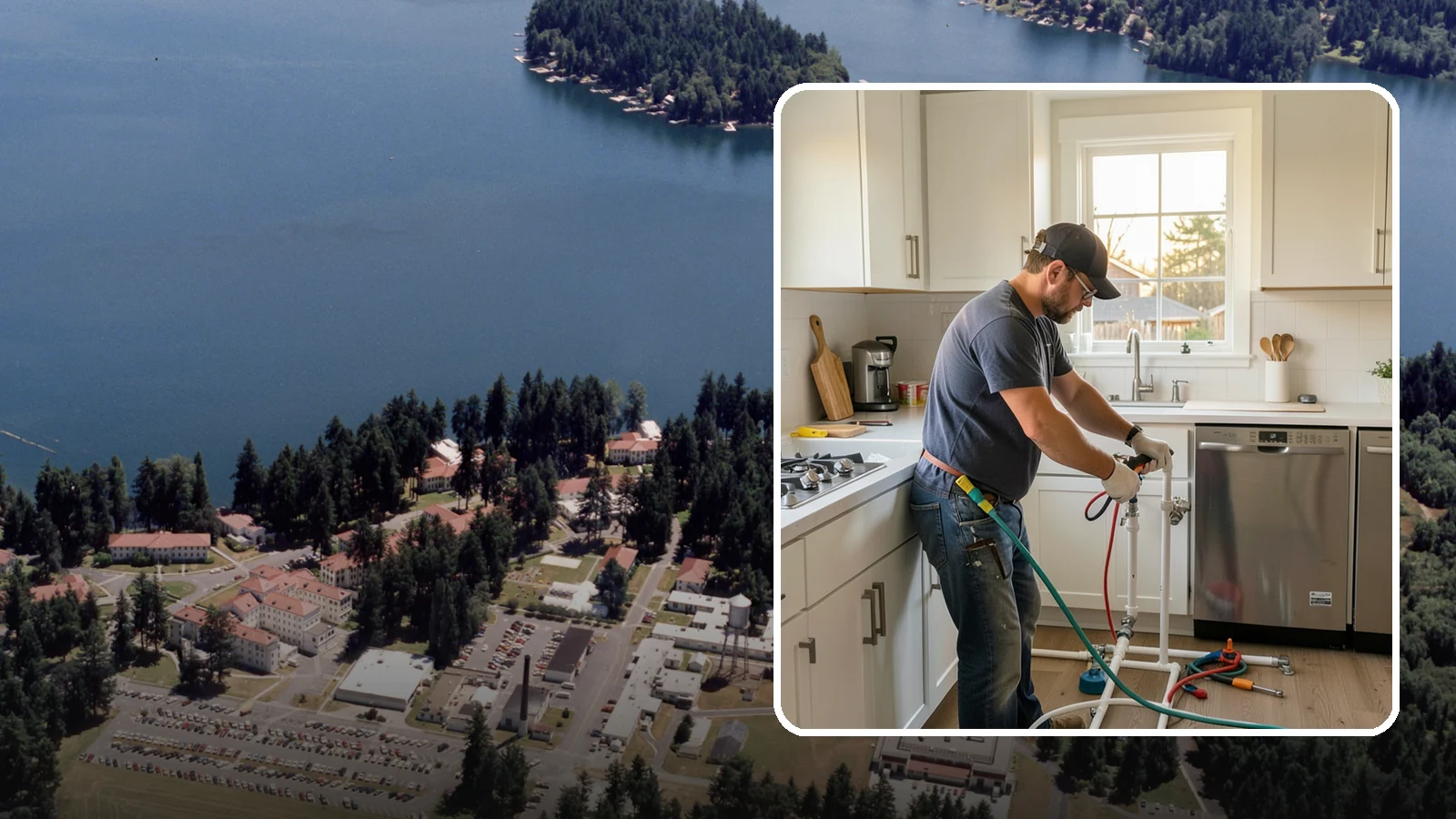 Appliance Installation in Lakewood, Pierce County, WA - Installing kitchen appliances such as ranges, dishwashers, refrigerators, and microwaves with correct utility connections.