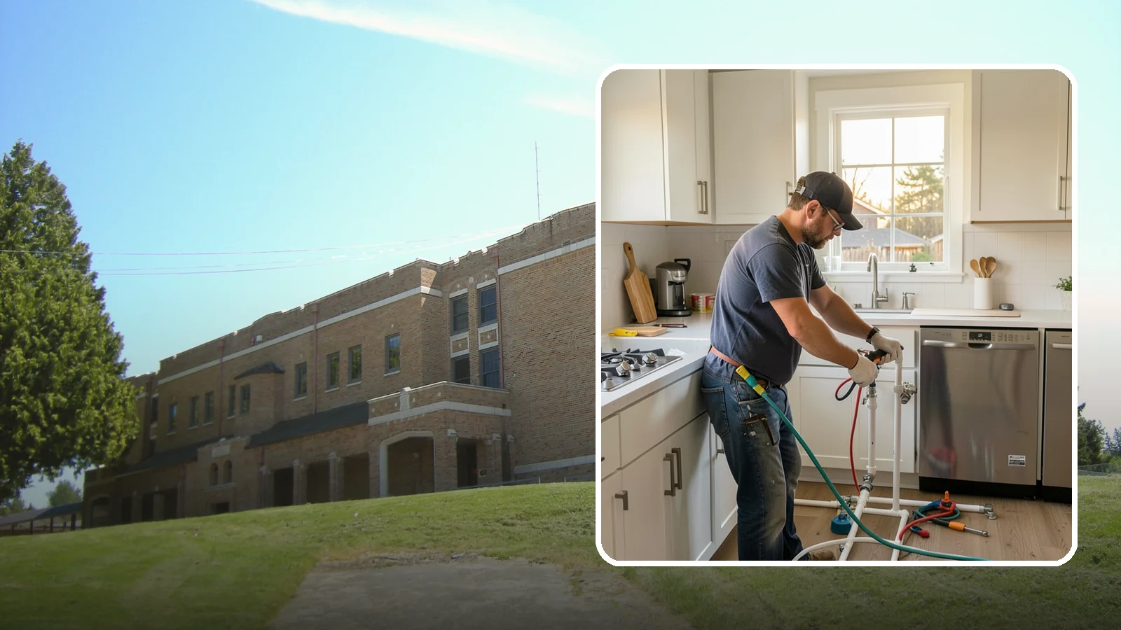 Appliance Installation in Maple Valley, King County, WA - Installing kitchen appliances such as ranges, dishwashers, refrigerators, and microwaves with correct utility connections.