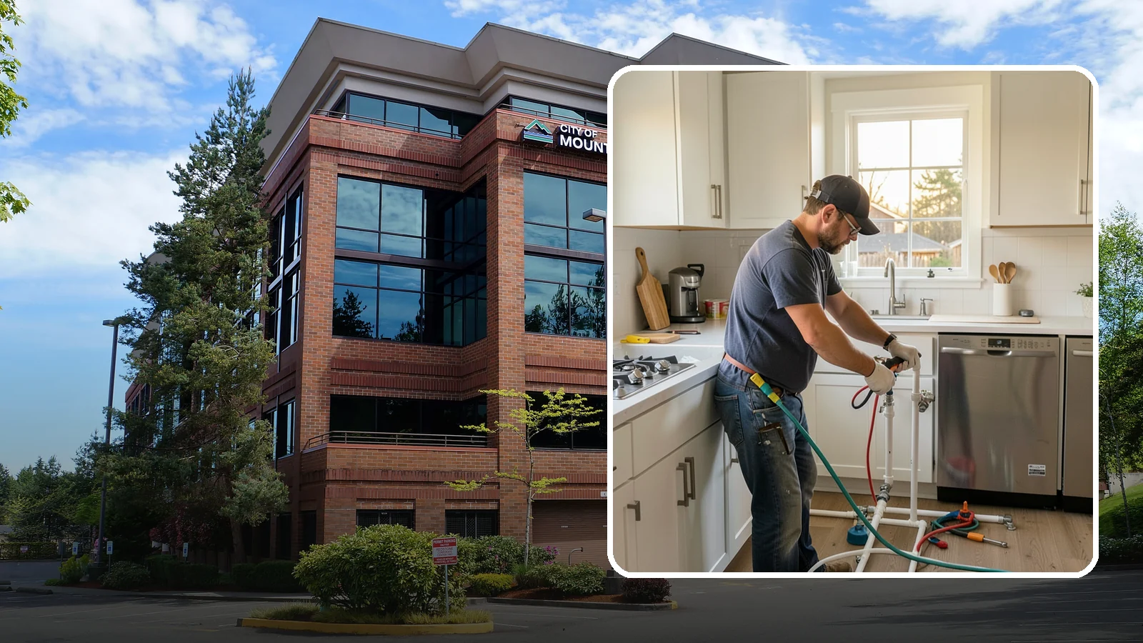 Appliance Installation in Mountlake Terrace, Snohomish County, WA - Installing kitchen appliances such as ranges, dishwashers, refrigerators, and microwaves with correct utility connections.