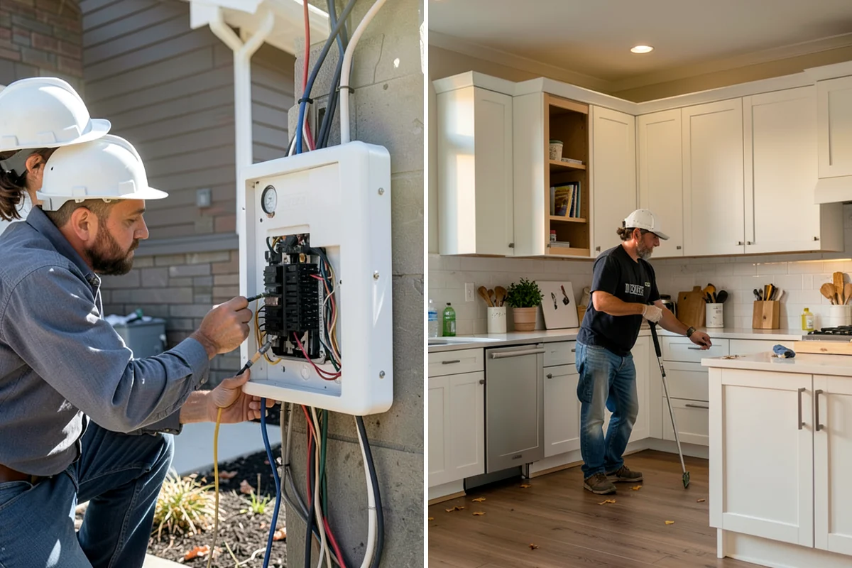 Appliance Installation in Pacific, King County, WA - Confirm rough-ins and utility connections