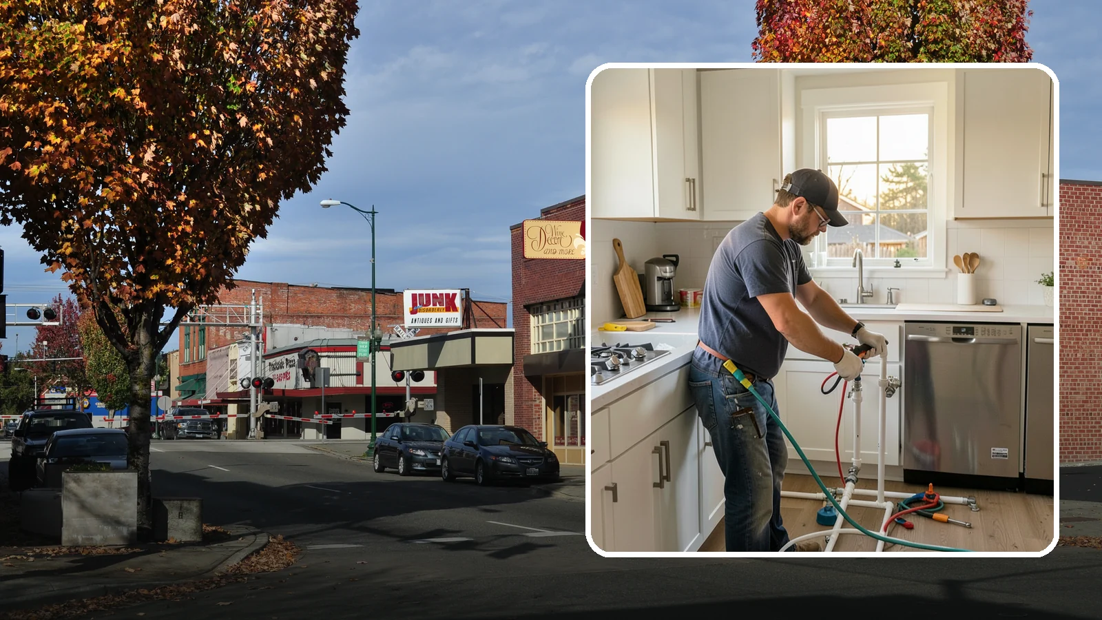 Appliance Installation in Puyallup, Pierce County, WA - Installing kitchen appliances such as ranges, dishwashers, refrigerators, and microwaves with correct utility connections.
