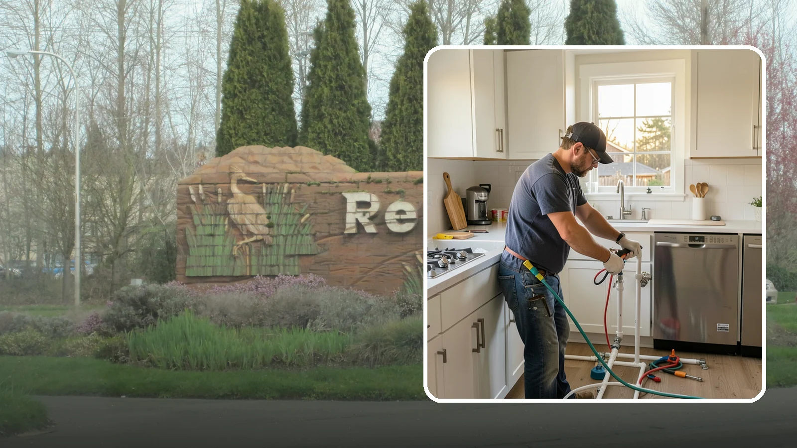 Appliance Installation in Renton, King County, WA - Installing kitchen appliances such as ranges, dishwashers, refrigerators, and microwaves with correct utility connections.