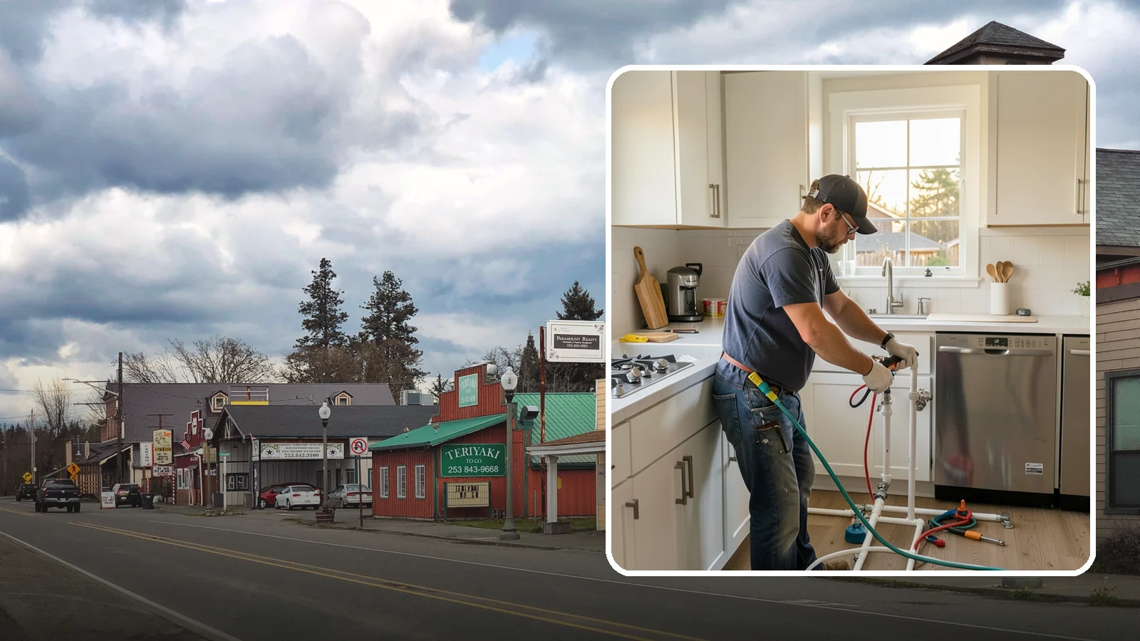 Appliance Installation in Roy, Pierce County, WA - Installing kitchen appliances such as ranges, dishwashers, refrigerators, and microwaves with correct utility connections.