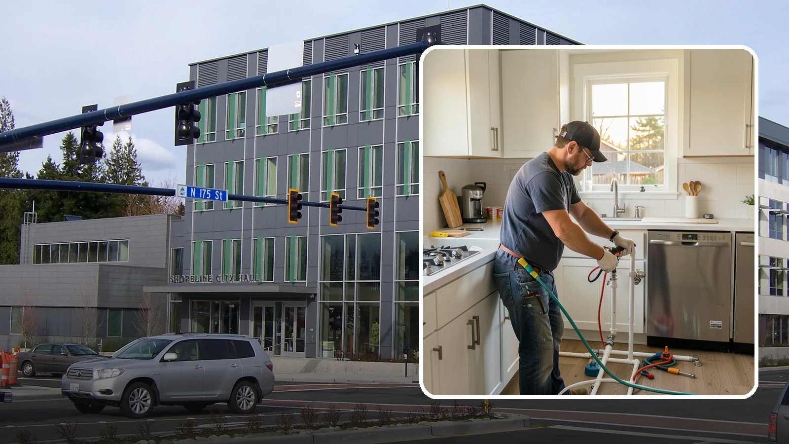 Appliance Installation in Shoreline, King County, WA - Installing kitchen appliances such as ranges, dishwashers, refrigerators, and microwaves with correct utility connections.