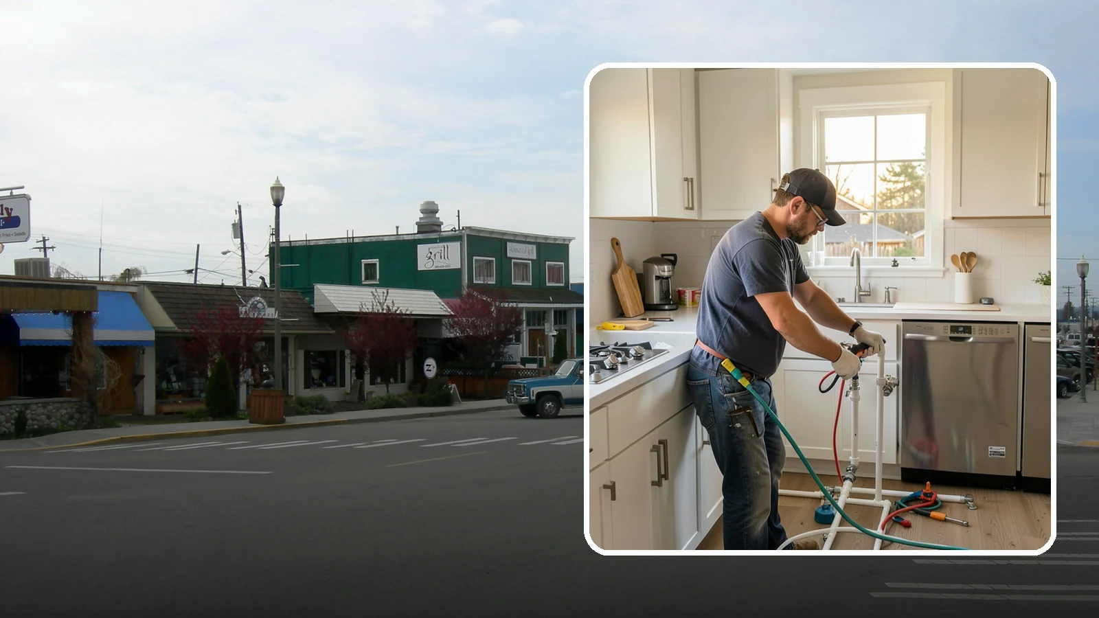 Appliance Installation in Stanwood, Snohomish County, WA - Installing kitchen appliances such as ranges, dishwashers, refrigerators, and microwaves with correct utility connections.