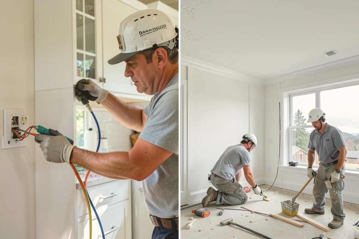 Appliance Installation in Stanwood, Snohomish County, WA - Confirm rough-ins and utility connections