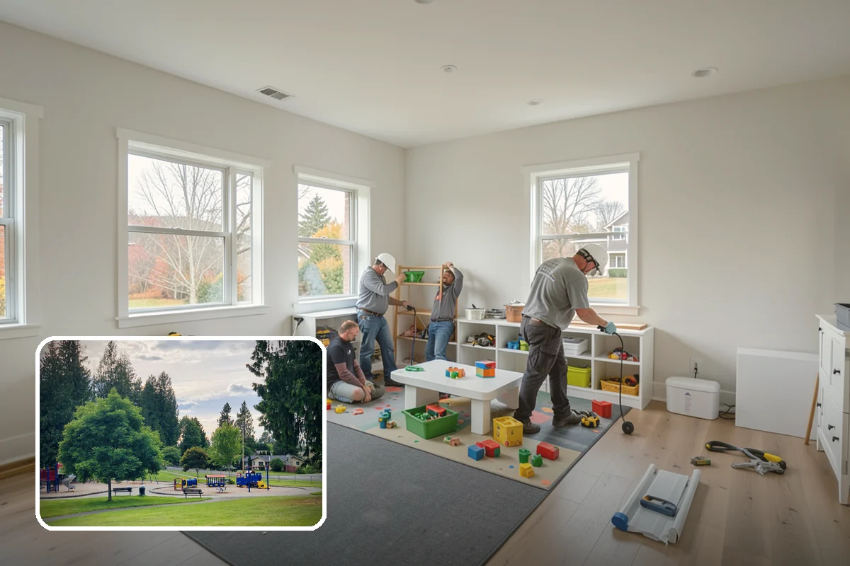Arbor Construction in Bonney Lake, Pierce County, WA - Defines garden entries and pathways