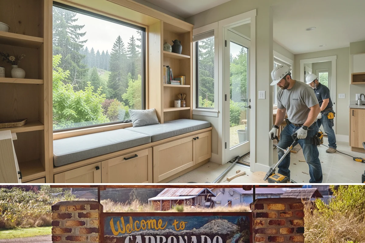 Arbor Construction in Carbonado, Pierce County, WA - Install in spring or summer so footings cure and finishes bond before fall planting and rain.