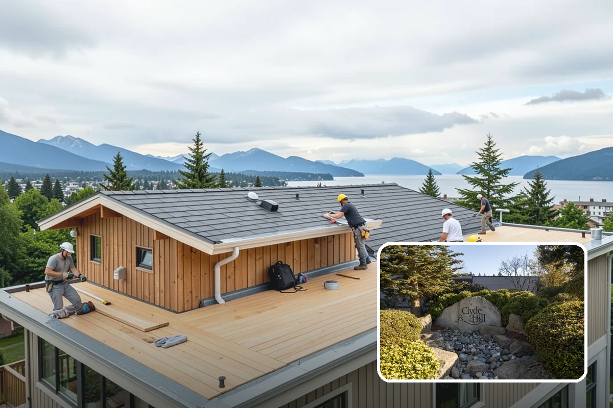Arbor Construction in Clyde Hill, King County, WA - Defines garden entries and pathways