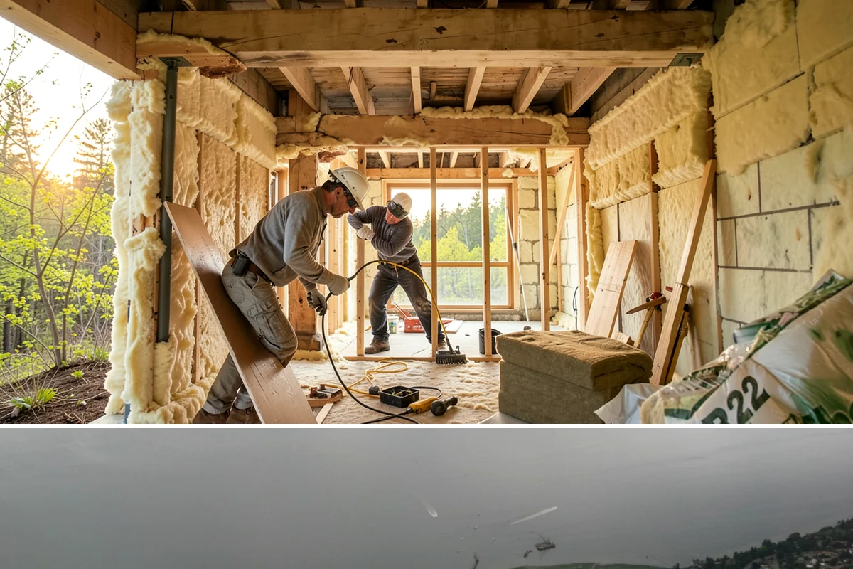 Arbor Construction in Des Moines, King County, WA - Install in spring or summer so footings cure and finishes bond before fall planting and rain.