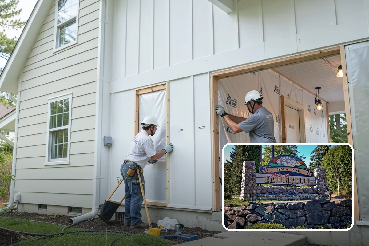 Arbor Construction in Eatonville, Pierce County, WA - Defines garden entries and pathways