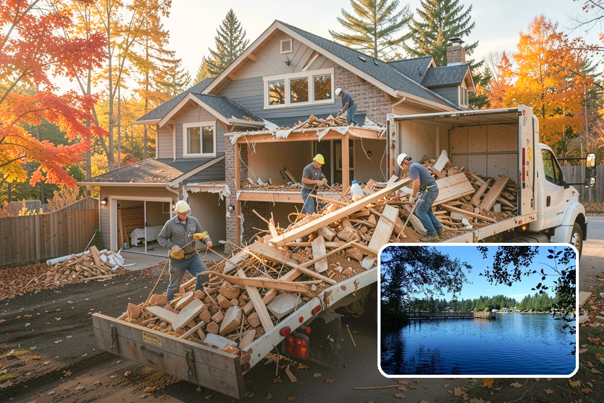 Arbor Construction in Federal Way, King County, WA - Defines garden entries and pathways