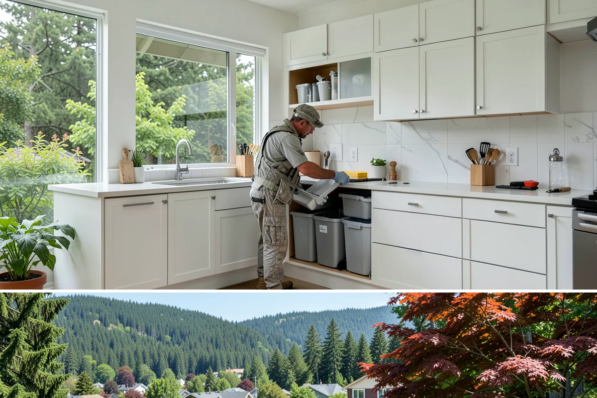 Arbor Construction in Index, Snohomish County, WA - Install in spring or summer so footings cure and finishes bond before fall planting and rain.
