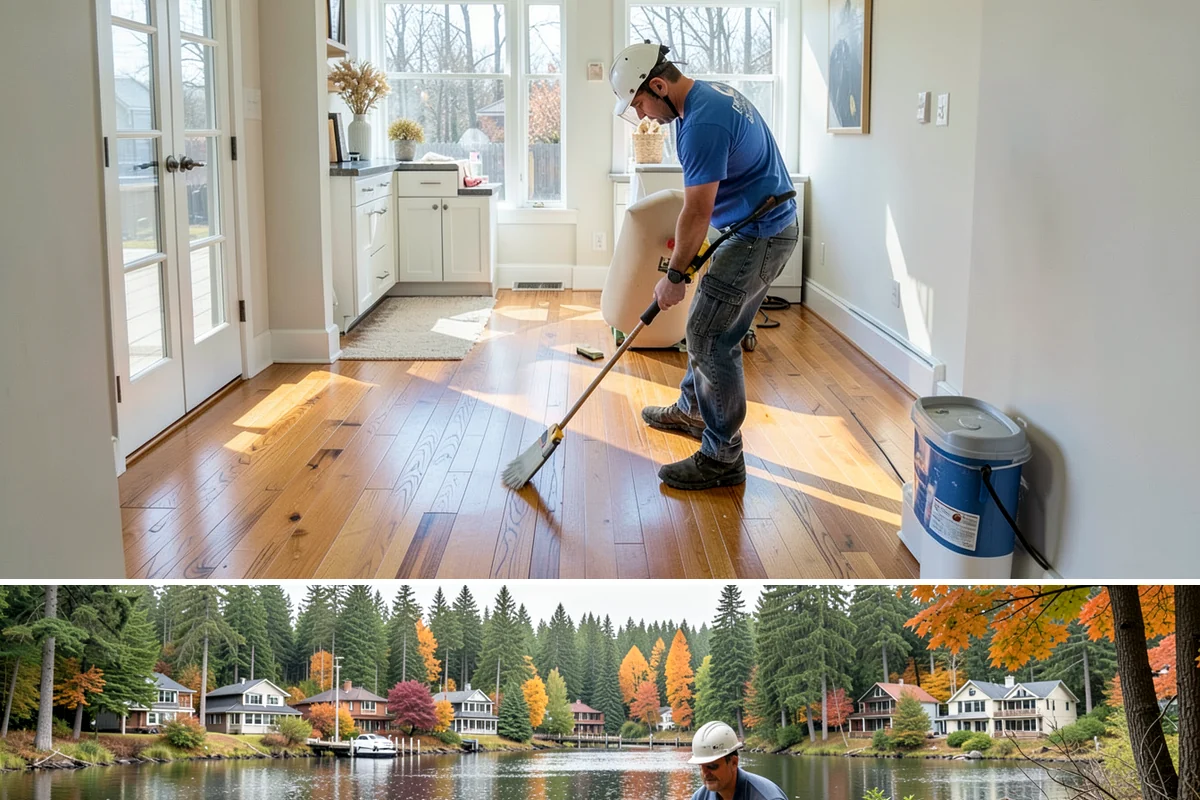 Arbor Construction in La Conner, Skagit County, WA - Install in spring or summer so footings cure and finishes bond before fall planting and rain.