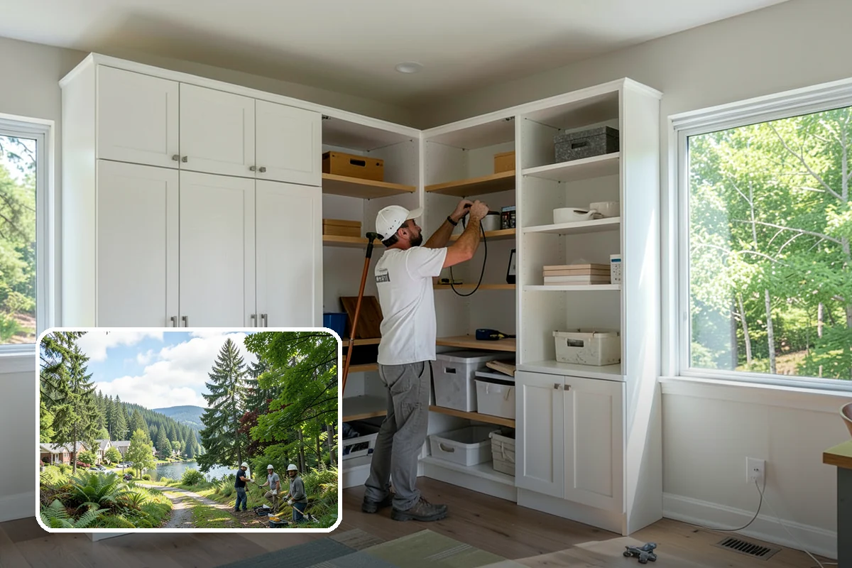 Arbor Construction in Lake Forest Park, King County, WA - Defines garden entries and pathways