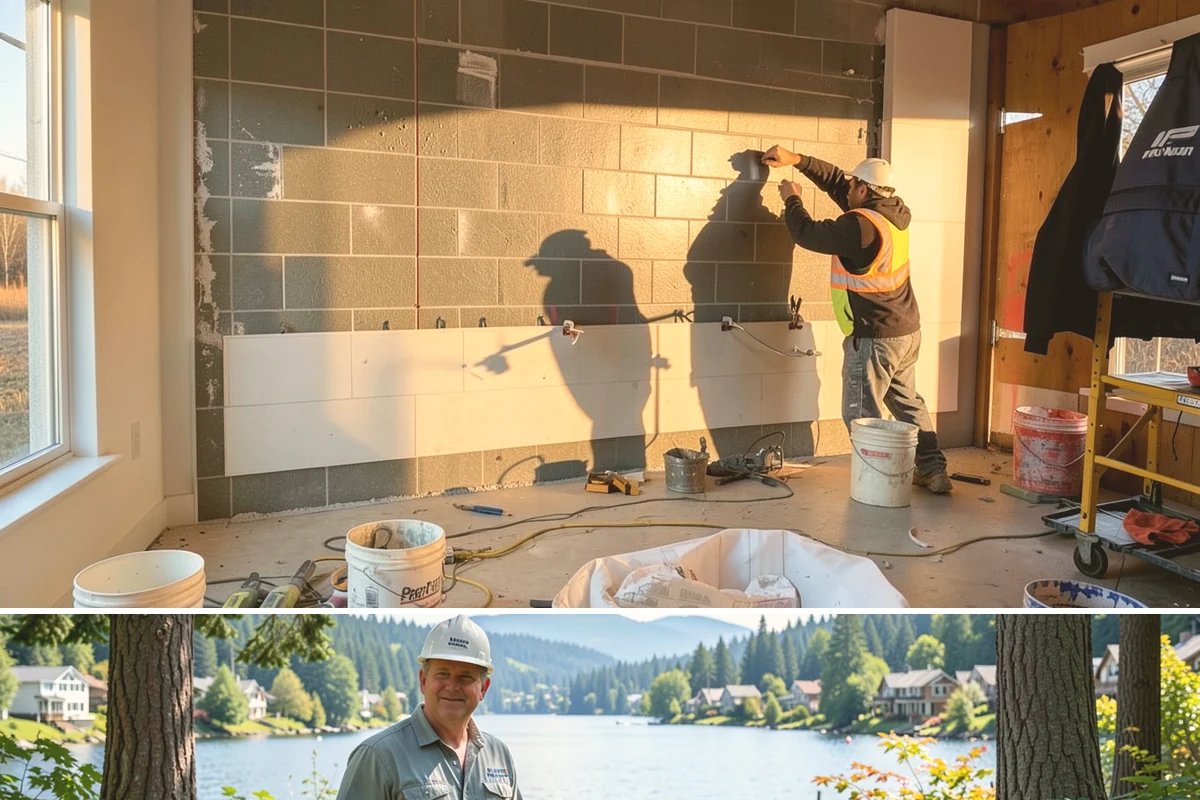 Arbor Construction in Milton, King County, WA - Install in spring or summer so footings cure and finishes bond before fall planting and rain.
