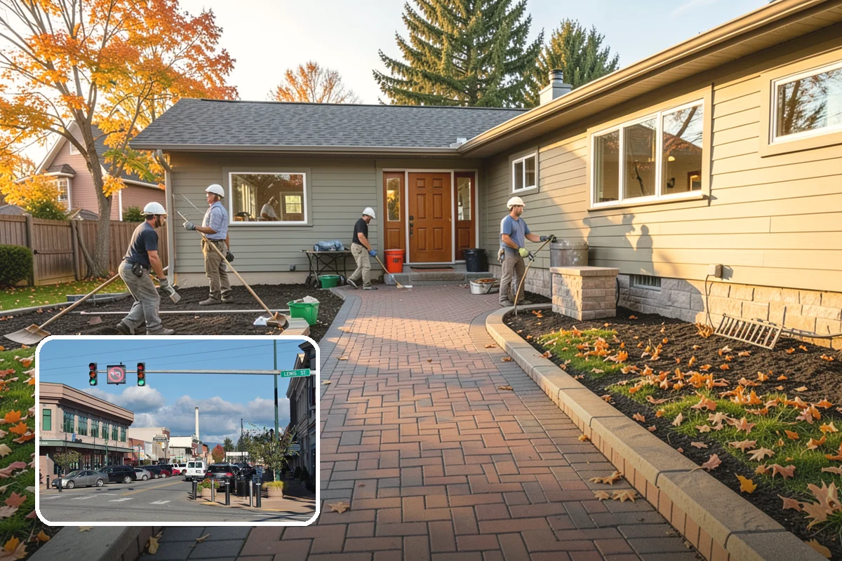 Arbor Construction in Monroe, Snohomish County, WA - Defines garden entries and pathways