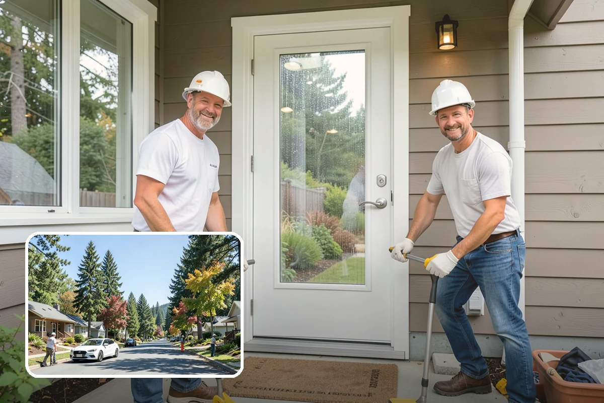 Arbor Construction in Orting, Pierce County, WA - Defines garden entries and pathways