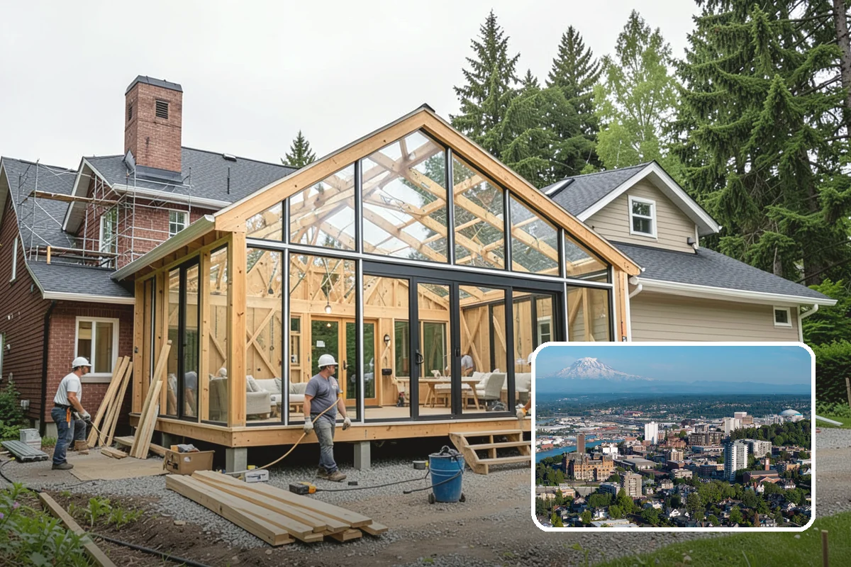 Arbor Construction in Tacoma, Pierce County, WA - Defines garden entries and pathways