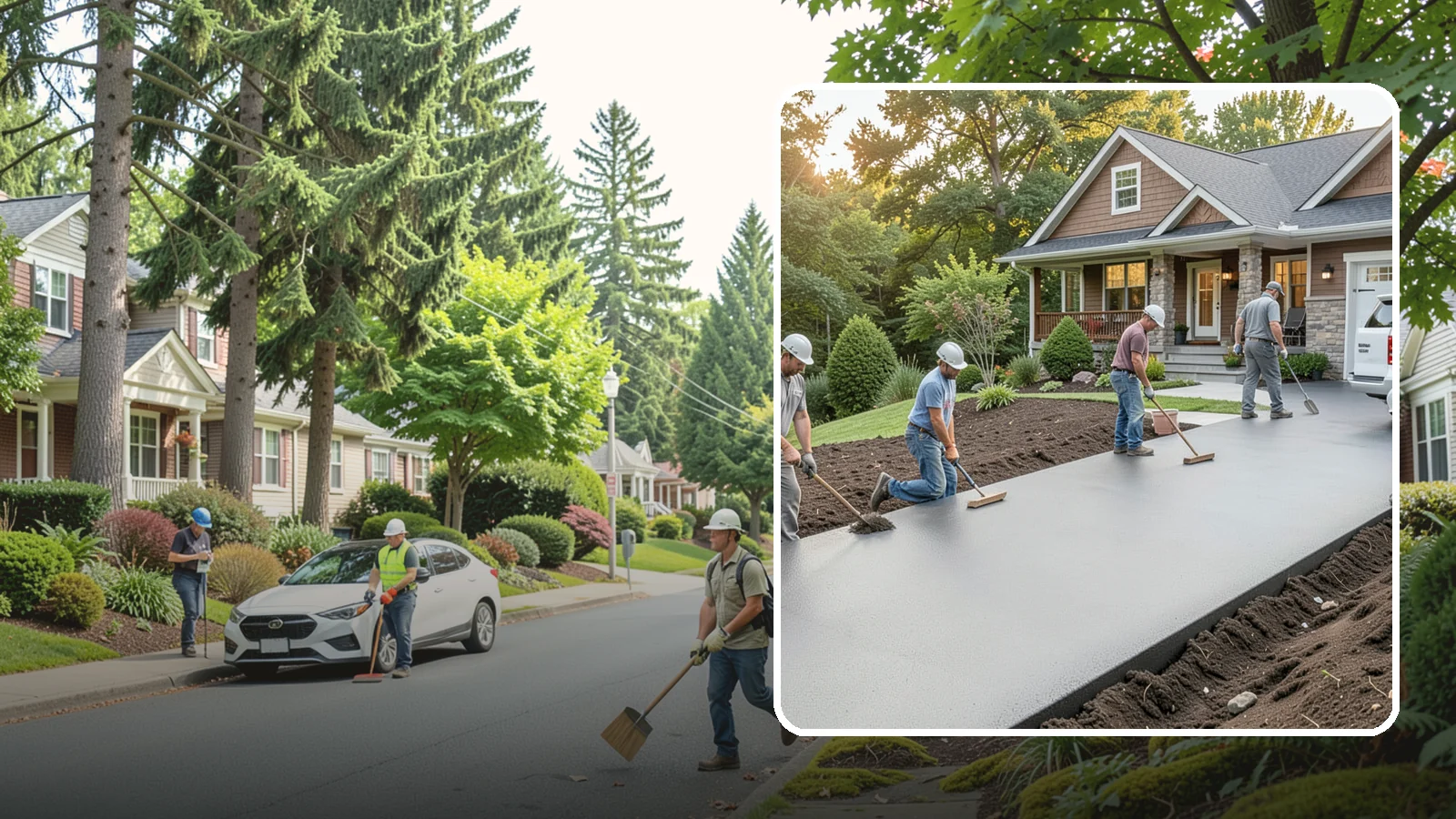Asphalt Driveway Installation in Beaux Arts Village, King County, WA - Laying a durable asphalt driveway with a proper base and grading for smooth, cost-effective all-weather access.
