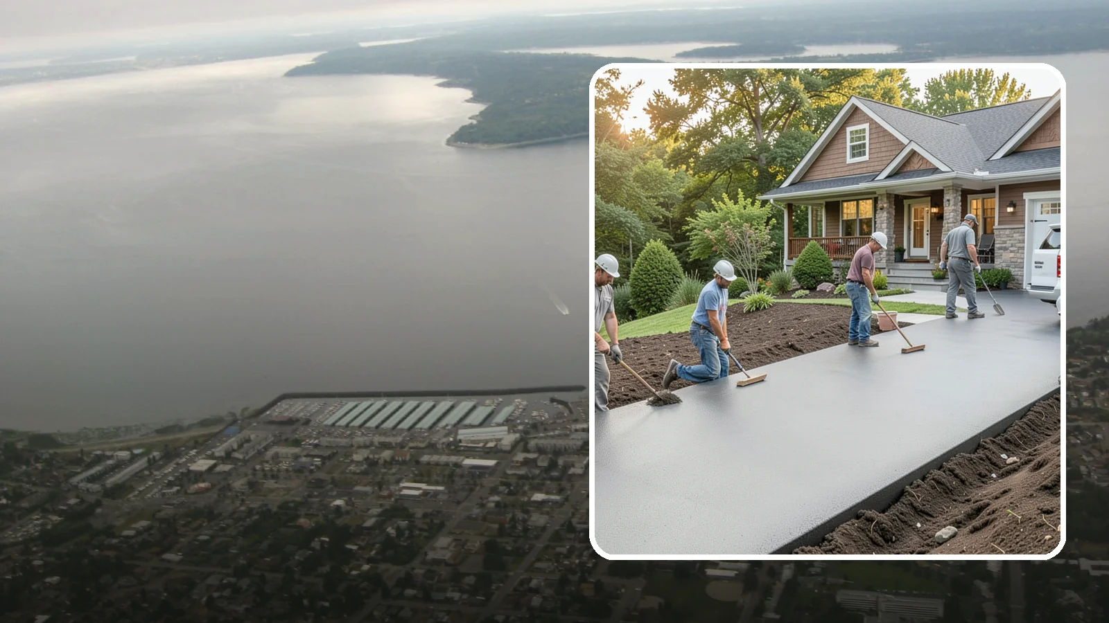 Asphalt Driveway Installation in Des Moines, King County, WA - Laying a durable asphalt driveway with a proper base and grading for smooth, cost-effective all-weather access.