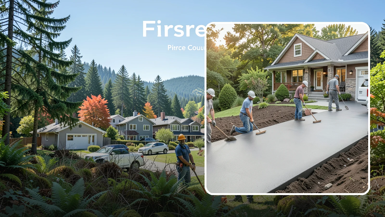 Asphalt Driveway Installation in Fircrest, Pierce County, WA - Laying a durable asphalt driveway with a proper base and grading for smooth, cost-effective all-weather access.