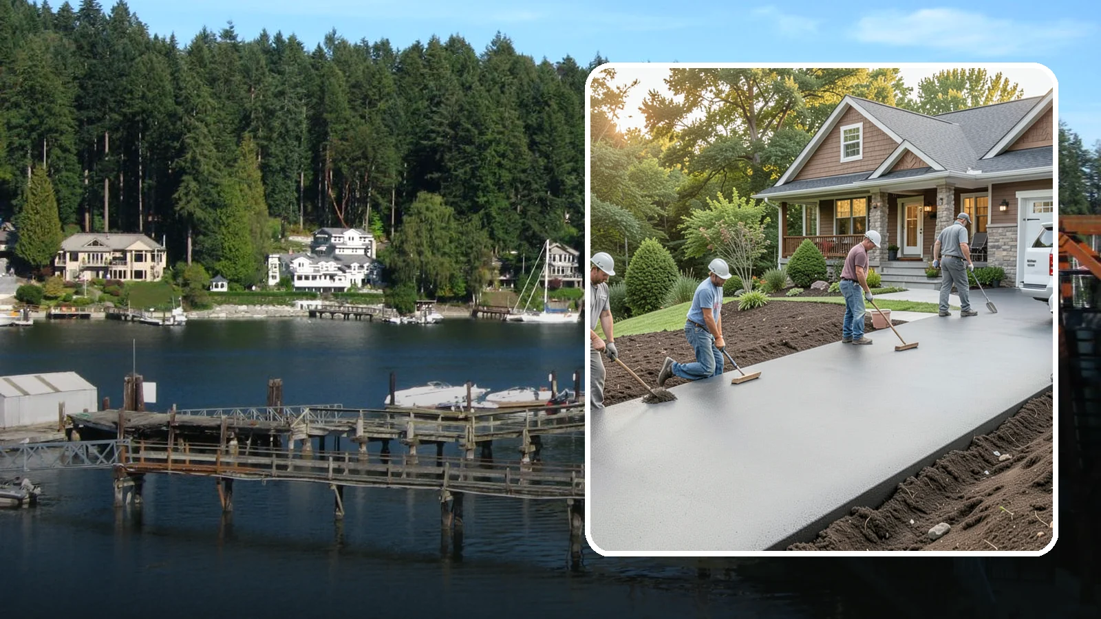 Asphalt Driveway Installation in Gig Harbor, Pierce County, WA - Laying a durable asphalt driveway with a proper base and grading for smooth, cost-effective all-weather access.