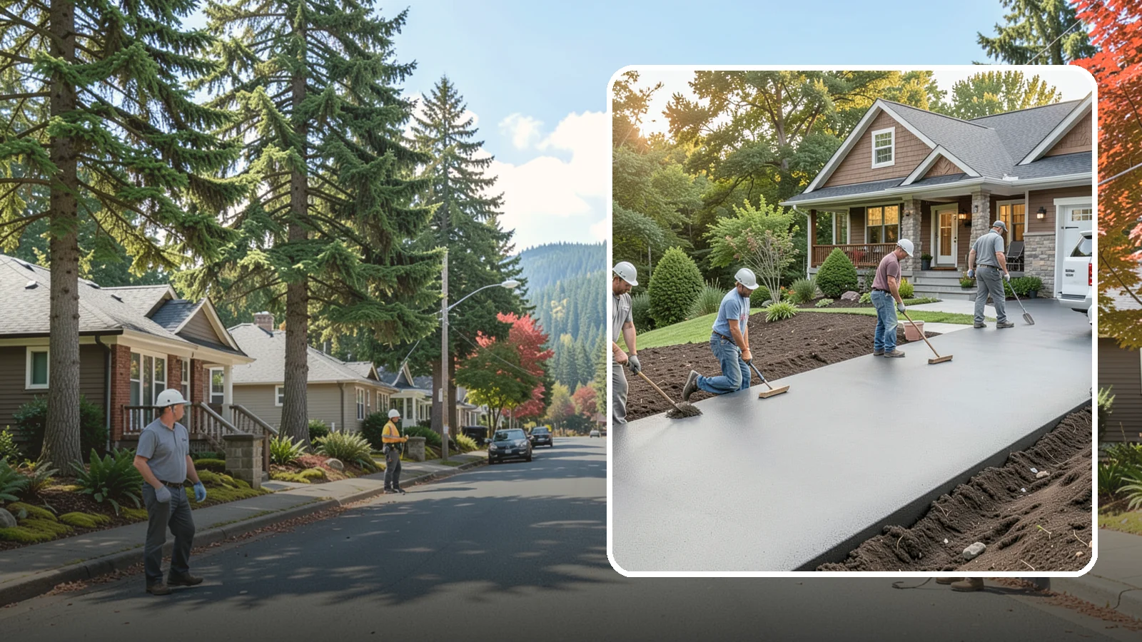 Asphalt Driveway Installation in Hunts Point, King County, WA - Laying a durable asphalt driveway with a proper base and grading for smooth, cost-effective all-weather access.