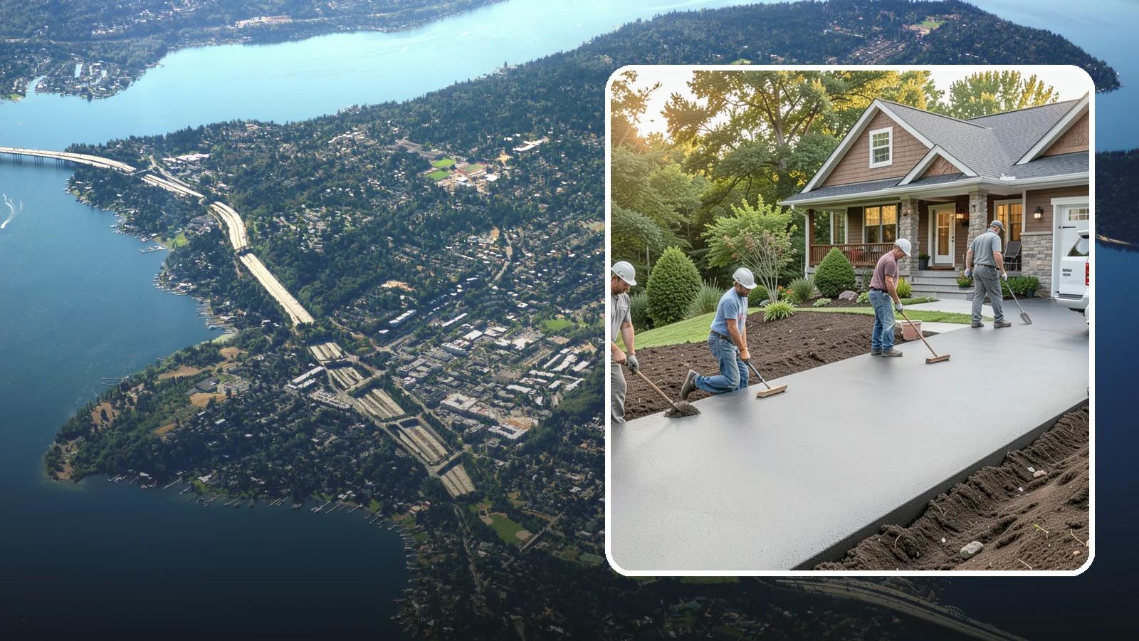 Asphalt Driveway Installation in Mercer Island, King County, WA - Laying a durable asphalt driveway with a proper base and grading for smooth, cost-effective all-weather access.
