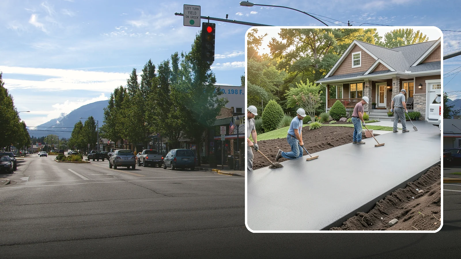 Asphalt Driveway Installation in North Bend, King County, WA - Laying a durable asphalt driveway with a proper base and grading for smooth, cost-effective all-weather access.