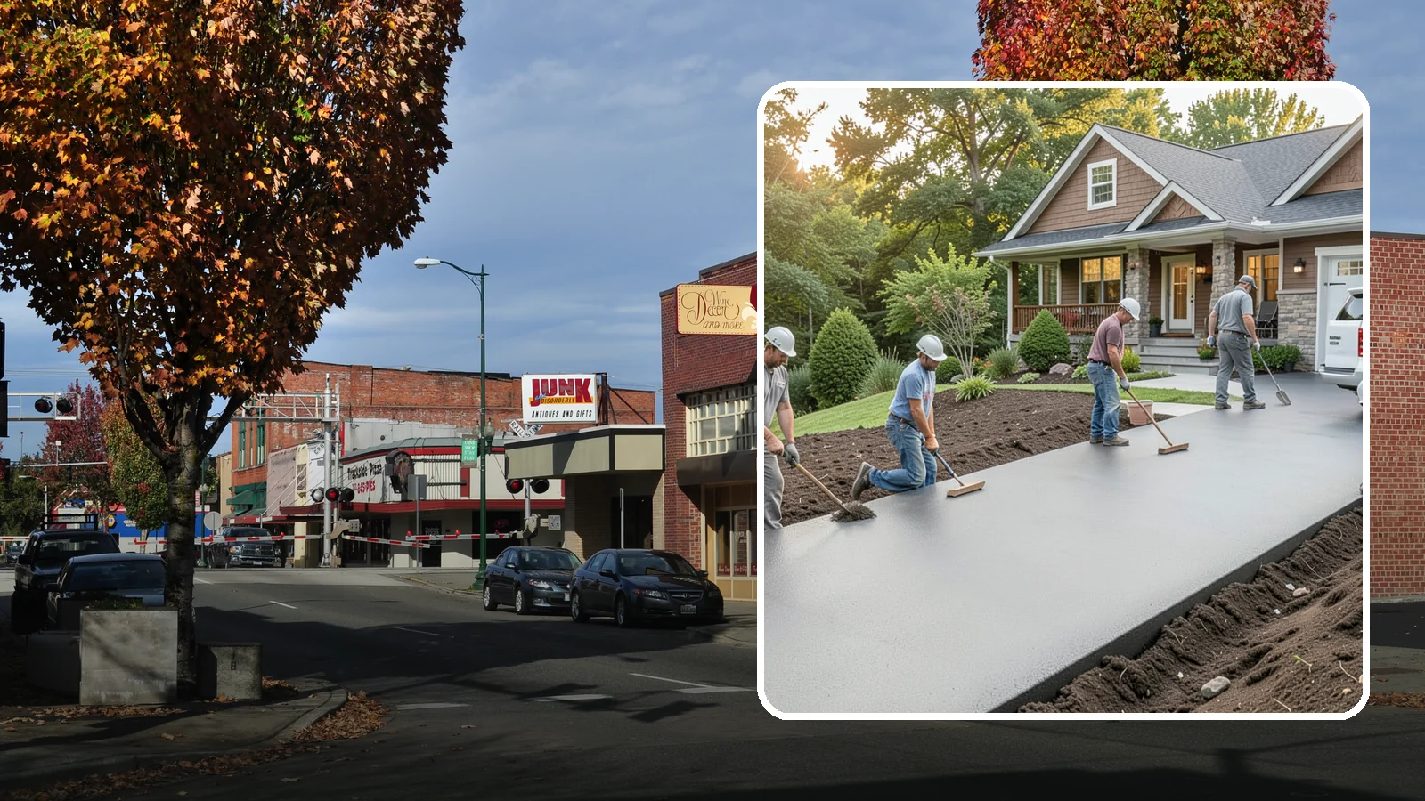 Asphalt Driveway Installation in Puyallup, Pierce County, WA - Laying a durable asphalt driveway with a proper base and grading for smooth, cost-effective all-weather access.