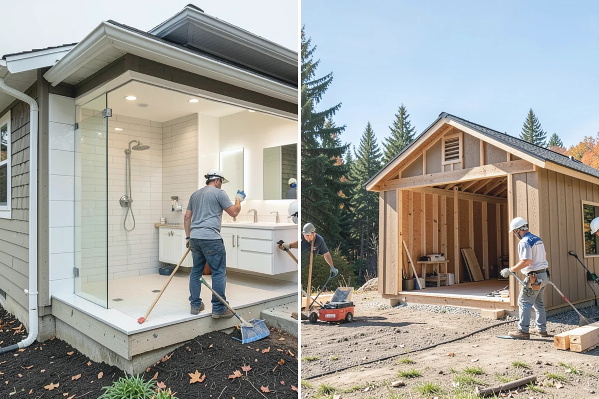 Asphalt Driveway Installation in Redmond, King County, WA - Excavate and shape the driveway to grade