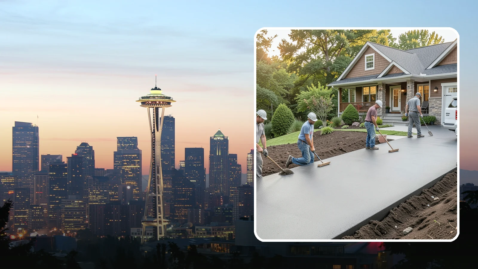 Asphalt Driveway Installation in Seattle, King County, WA - Laying a durable asphalt driveway with a proper base and grading for smooth, cost-effective all-weather access.