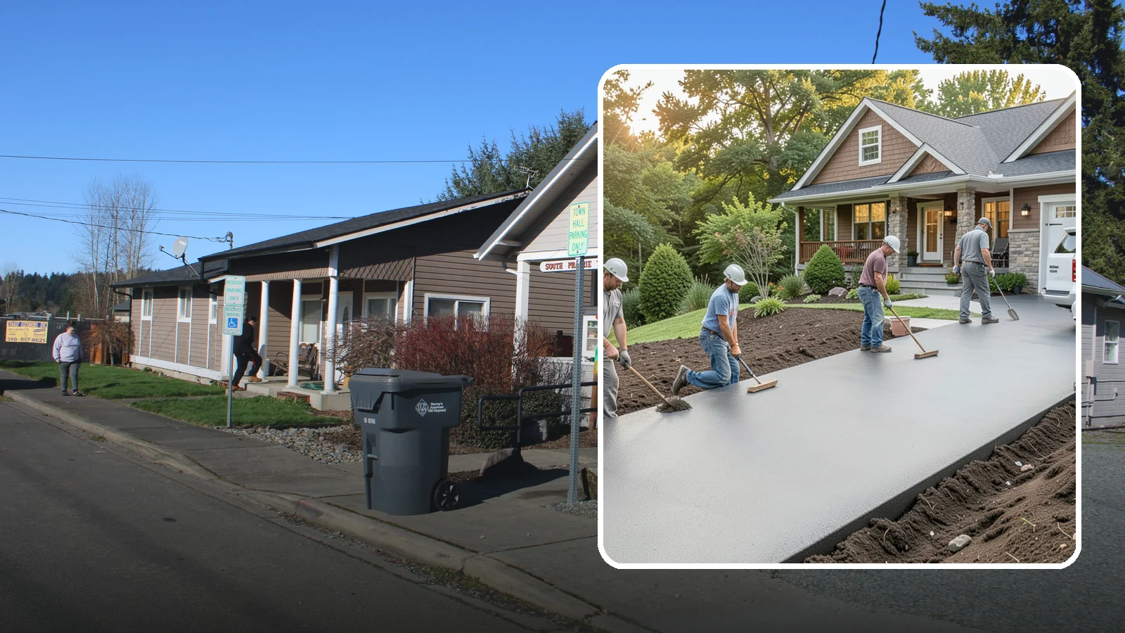 Asphalt Driveway Installation in South Prairie, Pierce County, WA - Laying a durable asphalt driveway with a proper base and grading for smooth, cost-effective all-weather access.